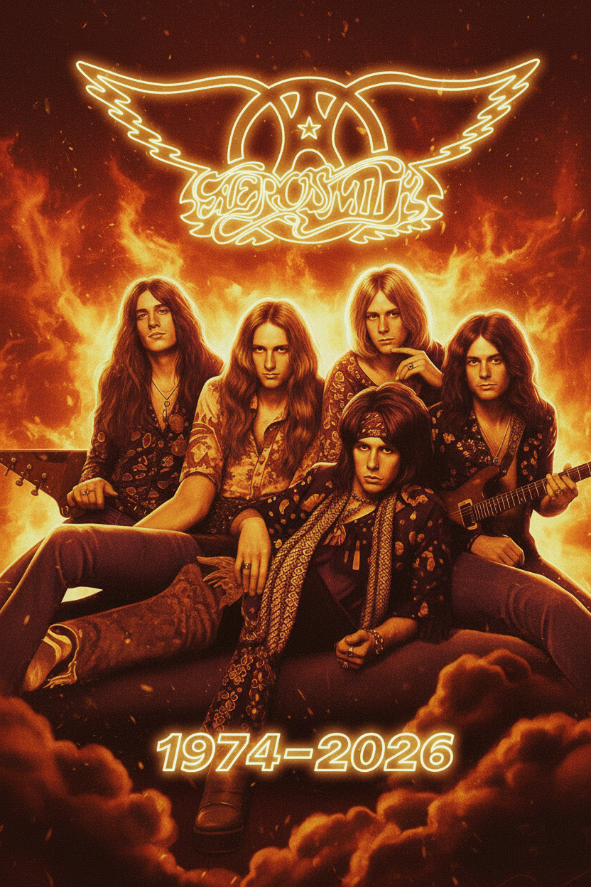 Aerosmith Ebook Cover - Fire & Gold